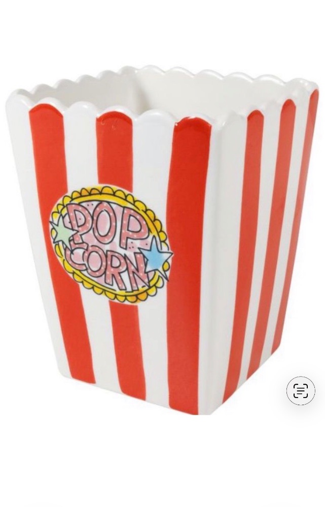 Popcorn bak rood
