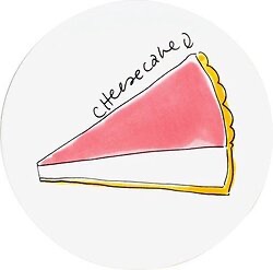 Gebaksbordje cheesecake