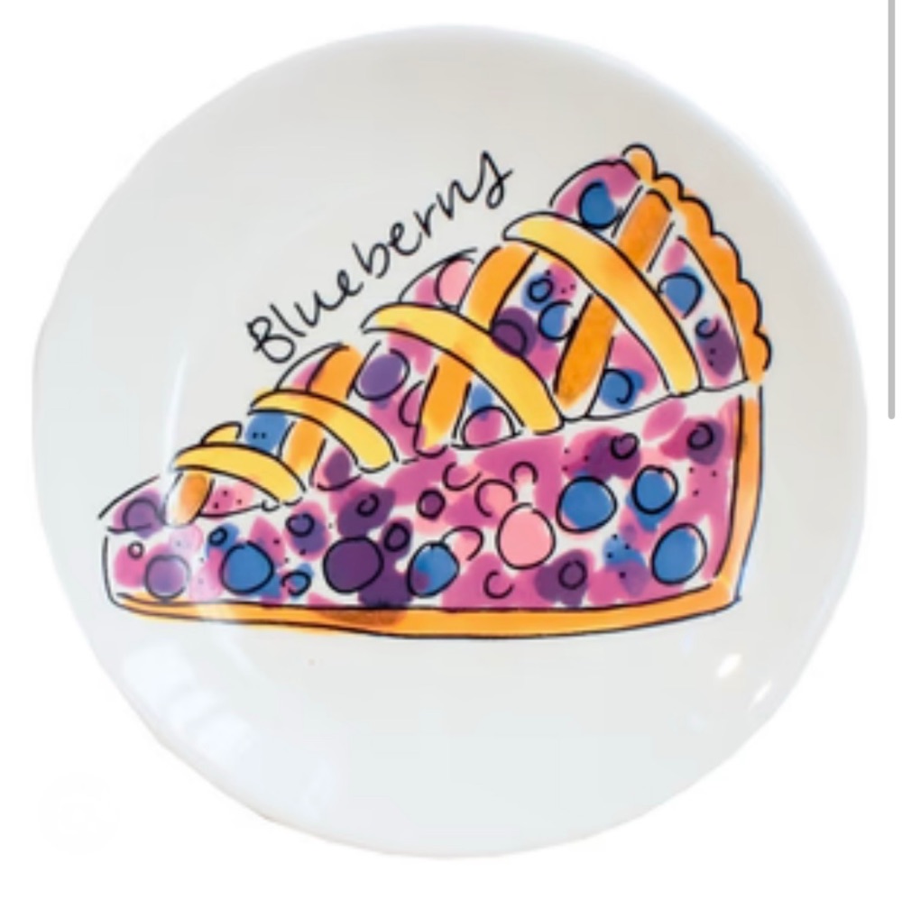 Gebaksbordje blueberry