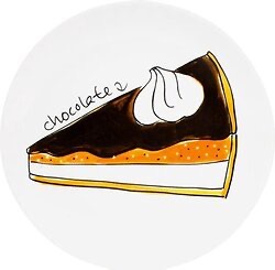 Gebaksbordje chocolate